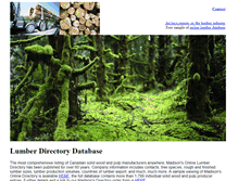 Tablet Screenshot of lumberdatabasedirectory.kenax.net