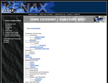 Tablet Screenshot of kenax.net
